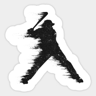 Baseball Player Batter Sticker